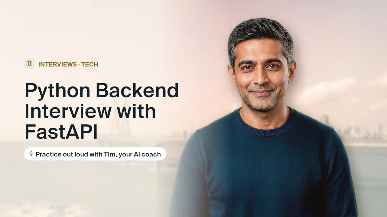 Python Backend Interview with FastAPI cover