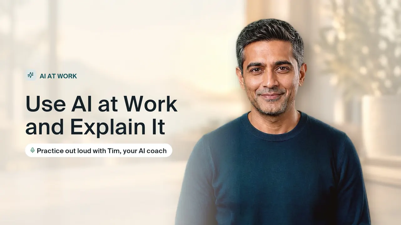 Use AI at Work and Explain It cover